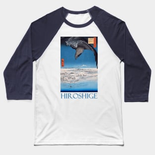 Eagle Over the 100,000 Acre Plain at Susaki by Utagawa Hiroshige Baseball T-Shirt